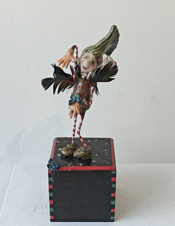 - a , Mixed Media Sculpture by Dorienne Carmel, measuring 35 x 15 cm (H x W) £145